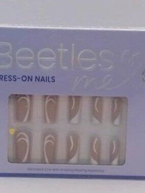 Beetles Love Me - Press on Nails, 64 Pieces, BRAND‎ NEW IN BOX